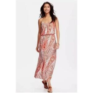 OLD NAVY Paisley Boho Midi dress size Petite S